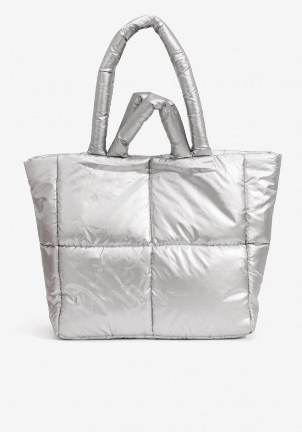 BOLSO MUJER STAR PLATEADO