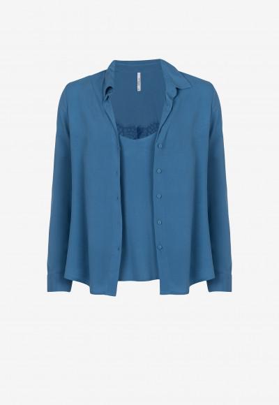 CAMISA MUJER ZAPHIRA AZUL